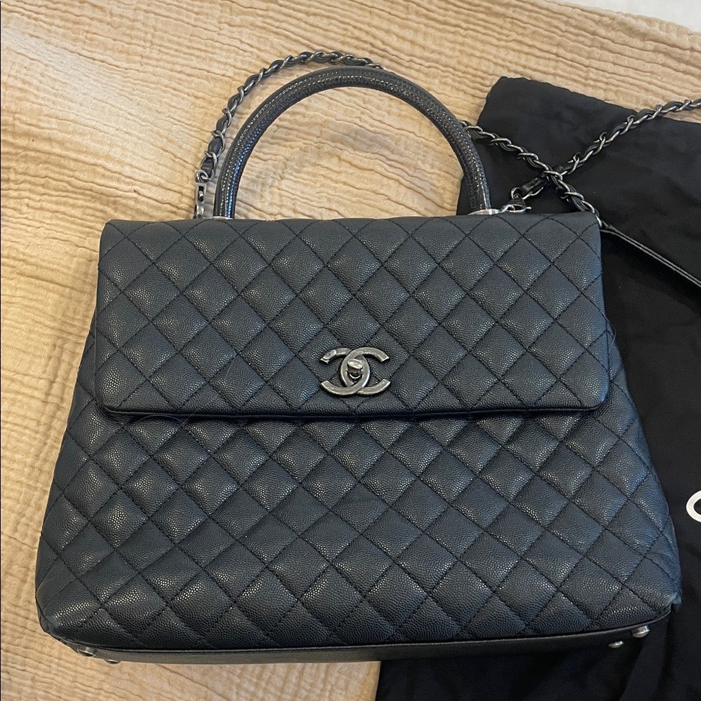 Chanel Black Quilted Shoulder Bag